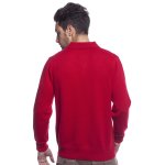 Polo cachemire 4 fils bicolore sacha