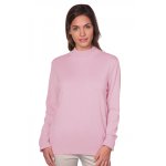 Pull cachemire col chemin�e taille large polka