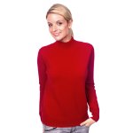 Pull cachemire col chemin�e taille large polka