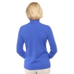 Pull cachemire col roul 2 fils pauline