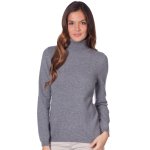 Pull cachemire col roul 2 fils pauline