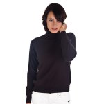 Pull cachemire col roul taille large 2 fils helsinki