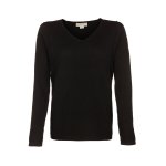 Pull cachemire col v 2 fils janet