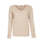 Pull cachemire col v 2 fils janet