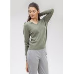 Pull cachemire col v 2 fils taille large sapporo