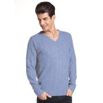 Pull cachemire col v 4 fils baptiste