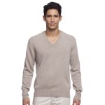Pull cachemire col v 4 fils remi