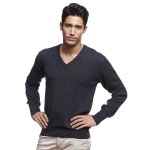Pull cachemire col v 4 fils remi