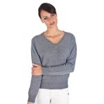 Pull cachemire col v 4 fils taille large stockholm