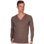 Pull cachemire col v ajust surpiqu adam