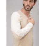 Pull cachemire col v bicolore aaron