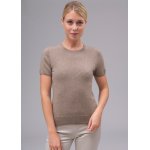 Pull cachemire ras du cou 2 fils manches courtes melissa