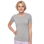Pull cachemire ras du cou 2 fils manches courtes melissa