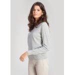 Pull cachemire ras du cou 2 fils taille large oslo
