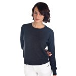 Pull cachemire ras du cou 2 fils taille large oslo