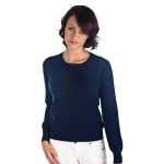 Pull cachemire ras du cou 2 fils taille large oslo