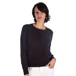 Pull cachemire ras du cou 2 fils taille large oslo