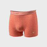 Boxer en coton biologique rouge corail chin