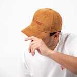 Casquette velours marron