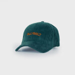 Casquette velours vert fonc