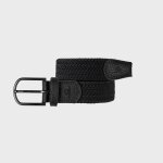 Ceinture tresse lastique all black
