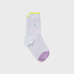 Chaussettes en coton peign square - pop