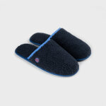 Chaussons en sherpa marine
