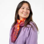Foulard 100% coton biologique clestine