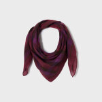 Foulard 100% laine violette