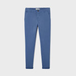 Pantalon chino bleu glacier