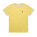 T - shirt en coton biologique flamm� - jaune