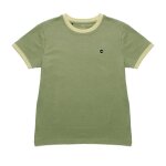 T - shirt en coton biologique flamm - kaki