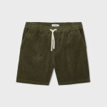 Short en velours beach horizon - kaki