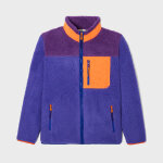 Veste sherpa mixte zippe bubblegum