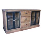 Bas de buffet vitr lannion style industriel