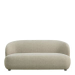 Canap� lisette en tissu jacquard de velours - sable