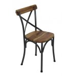 Chaise de bistrot industrielle
