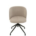 Chaise turn / up / down textile beige