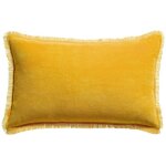 Coussin uni fara curry 65