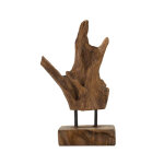 D�coration en teck marron style ethnique