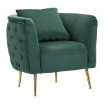 Fauteuil en contreplaqu�, vert style glamour