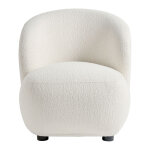 Fauteuil lisette en bouclette - crme - petit modle