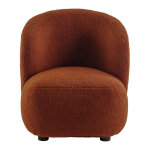 Fauteuil lisette en bouclette - terracotta - petit modle
