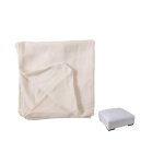 Housse pour pouf monaco lin blanc marshmallow