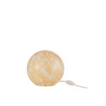 Lampe melissa ronde verre beige small