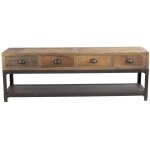 Meuble tv industrielle 4 tiroirs sullivan