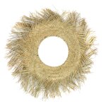 Miroir bohme chic naturel en rotin medium