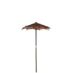 Parasol feuilles de cocotier marron small