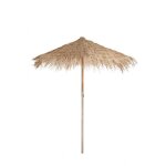 Parasol paille naturel large