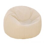 Pouf extrieur flottant effet raphia